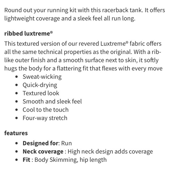 Lululemon Base Pace Tank - Picture 8 of 8